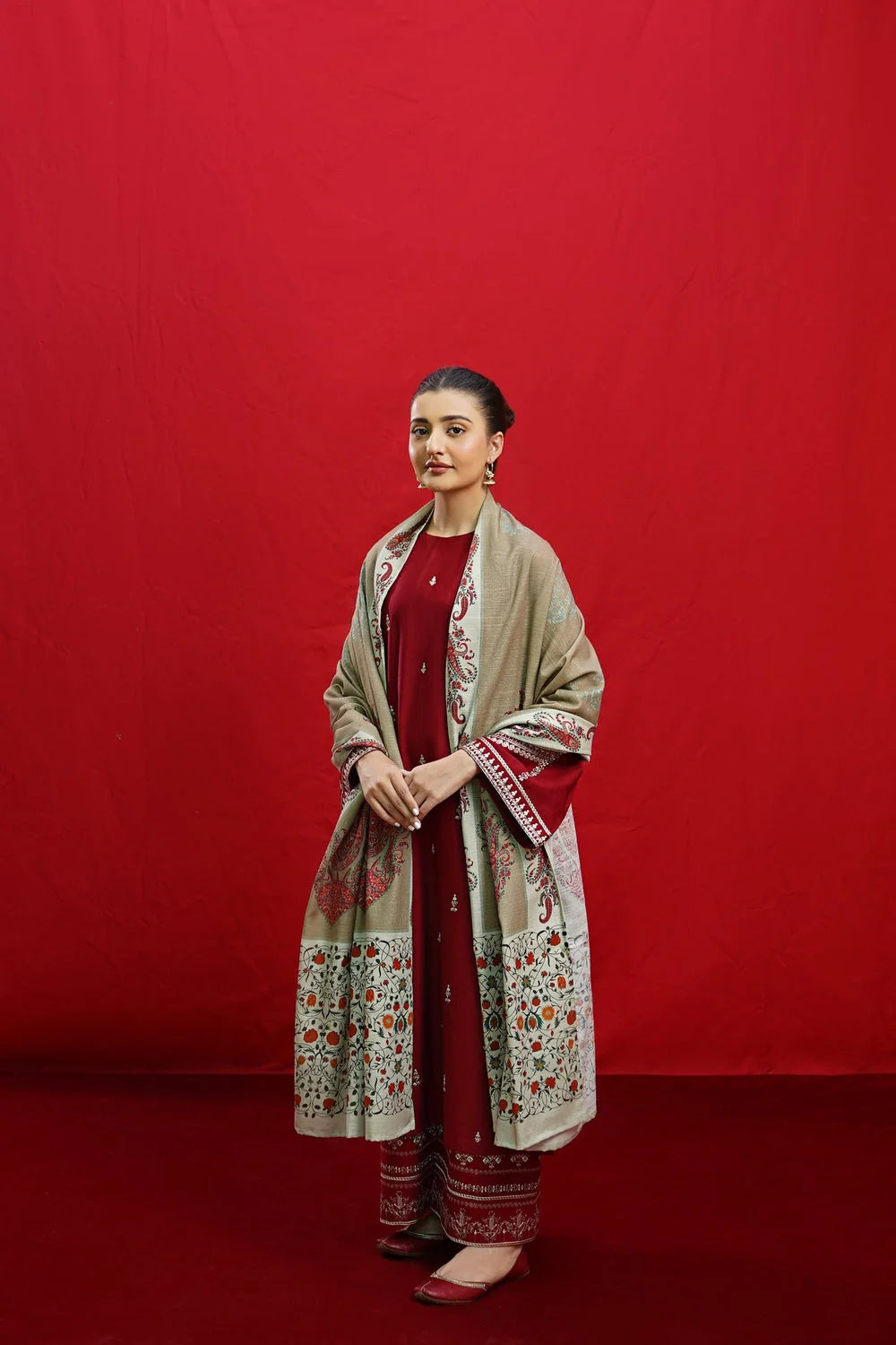 ZARA SHAH JAHAN - 3PC LAWN EMBROIDERED