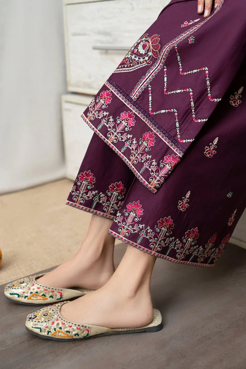 ZARA SHAH JAHAN - 3PC LAWN EMBROIDERED