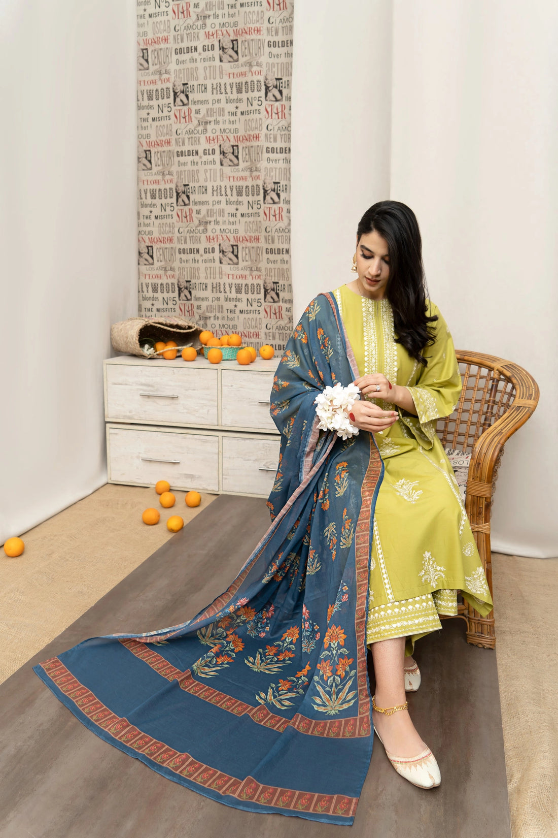 ZARA SHAH JAHAN - 3PC LAWN EMBROIDERED