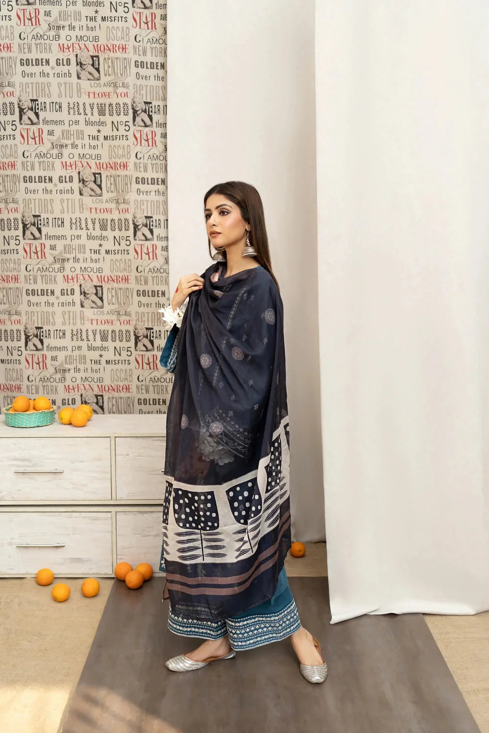 ZARA SHAH JAHAN - 3PC LAWN EMBROIDERED