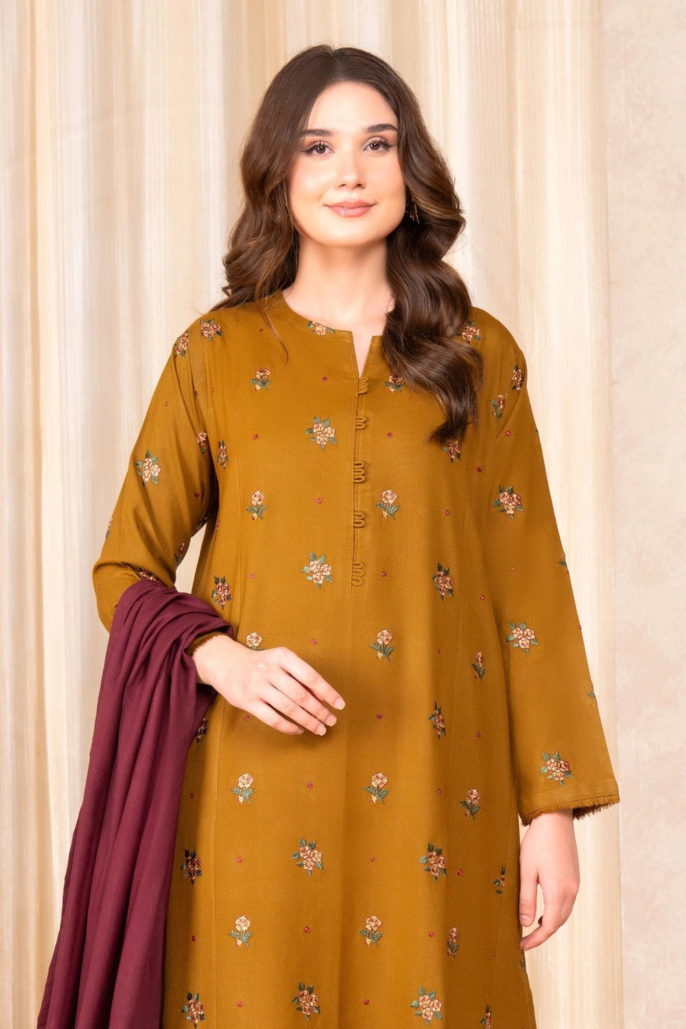 ZARA SHAH JAHAN - 3PC LAWN EMBROIDERED