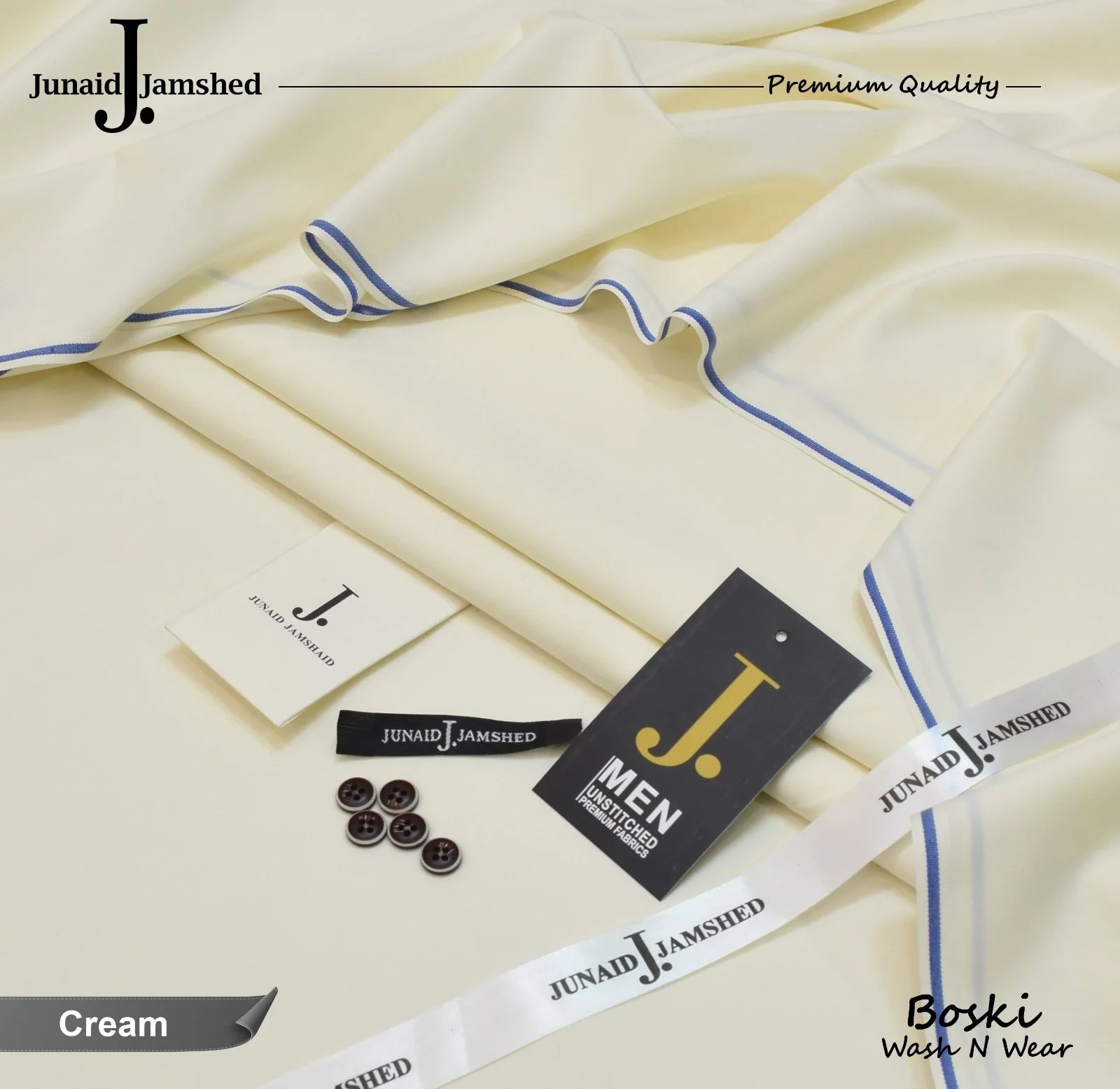 J. TROPICAL BOSKI | UNSTITCHED KAMEEZ SHALWAR FABRIC